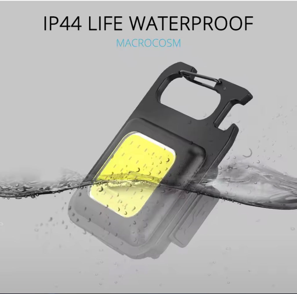 Super Bright LED Torch Keyring with Magnetic Base & Stand