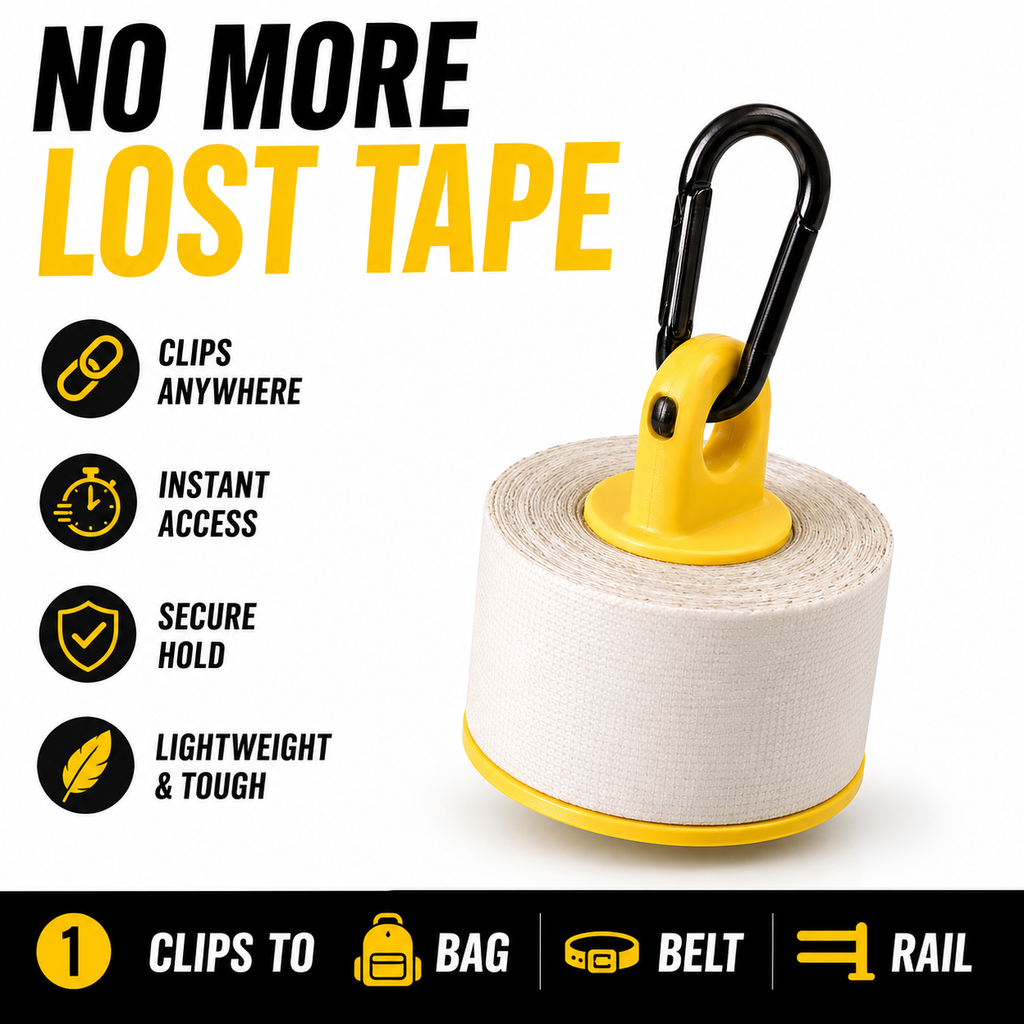 Paramedic Tape Holder Clip – EMS Medical Tape Holder & Dispenser for Belt bag Ambulance EMT